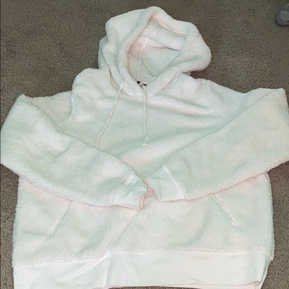 banana republic sherpa hoodie